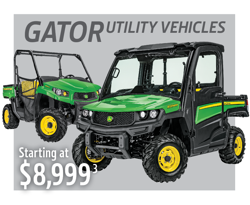 Gator Utility Vehicles Starting at $8999